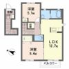 エスポワール 中町東Aの間取り画像