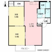 DIAS ASANO B棟の間取り画像