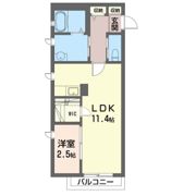 グリーンフィールド Aの間取り画像