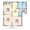 ハイツマコーレ Bの間取り画像
