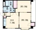 アクアベール久万ノ台の間取り画像