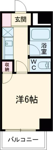 ドルフ亀島Ⅰの間取り画像