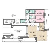 グラングリーン大阪THE NORTH RESIDENCEの間取り画像