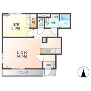 シャルマンコート Aの間取り画像