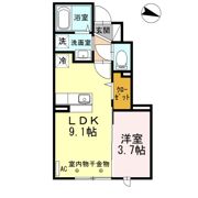 セジュール秀嶺の間取り画像