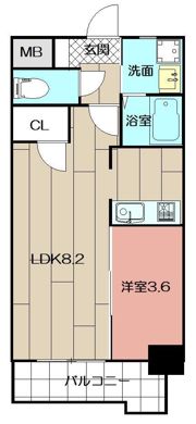 PLACE COURTの間取り画像