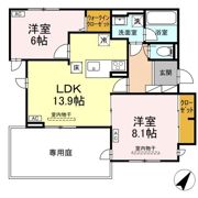TORISIA向中野2丁目の間取り画像