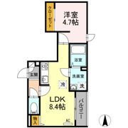 エスポワール東糀谷の間取り画像