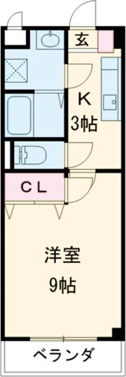 グリーン花水木の間取り画像