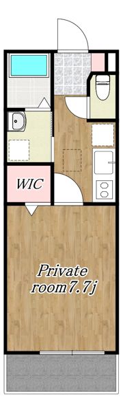 シャトークレアシオン郡元の間取り画像