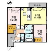 クレッシェンド. Rの間取り画像