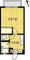アーネスト矢向Ⅲの間取り画像