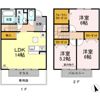 メゾネット皆賀の間取り画像
