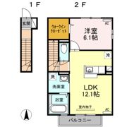 クレストコートの間取り画像