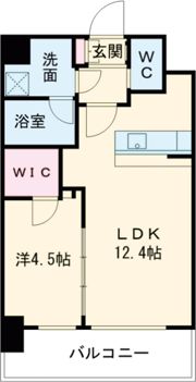 ソルテラスOSAKA EAST GATEの間取り画像