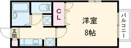 ハイマートK B棟の間取り画像