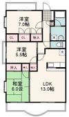 エムサンコートの間取り画像