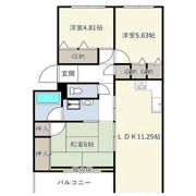 INOVE松戸六高台Bの間取り画像