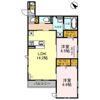 シャルマン東三国ヶ丘の間取り画像