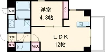 ロジュマン エストの間取り画像