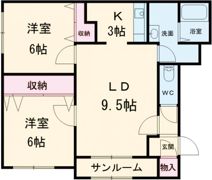 サンライズヒル宇賀浦の間取り画像