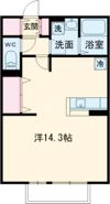 サニーハイツミキA棟の間取り画像