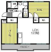 第2パープルハイムの間取り画像