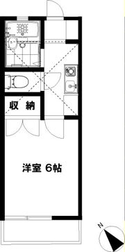 藤沢ドミール21の間取り画像