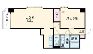 Niceマンション九品寺の間取り画像
