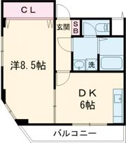 BPサンナイトハイツの間取り画像
