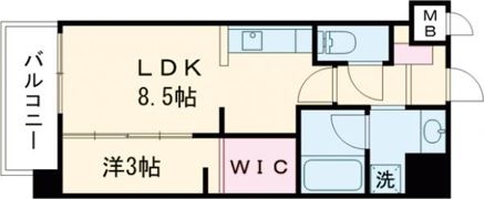 ラ・シック水前寺の間取り画像