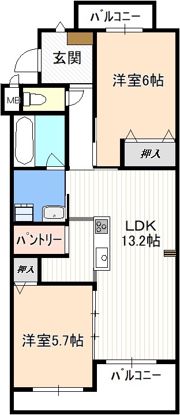 ハイツ正明寺の間取り画像