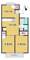 セジュール岡部の間取り画像