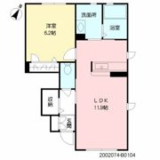 MビレッジII B棟の間取り画像