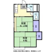 暁コーポの間取り画像