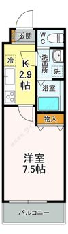 ベルメゾンHARUの間取り画像