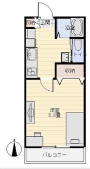 ウエストガーデンⅡの間取り画像