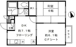 ハイムクロシェットの間取り画像