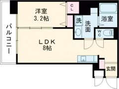 ラ・シック九品寺の間取り画像