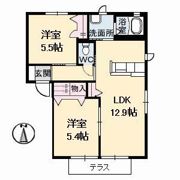 ブルメゾン B棟の間取り画像