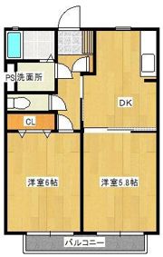 エスパシオAの間取り画像