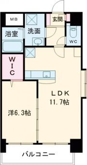 プレジデント正弥久留米駅前の間取り画像