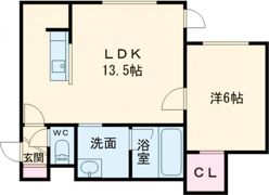 ラポールAの間取り画像