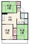 パレーシャル渋川Bの間取り画像