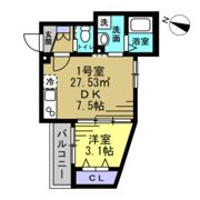 ラ・ルポⅠの間取り画像