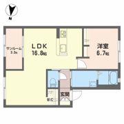 TⅡ－AIMの間取り画像
