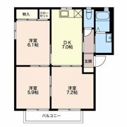 プロヴァンス Bの間取り画像