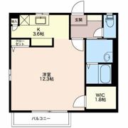 パルレ平林Rの間取り画像