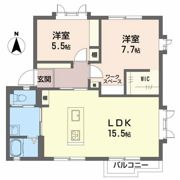 フレグランス黄金 Eの間取り画像