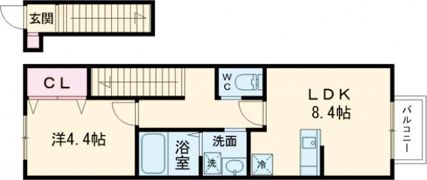 クラシア富沢の間取り画像
